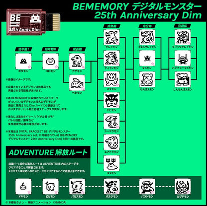 Digimon BE 25th Anniversary BEM Card