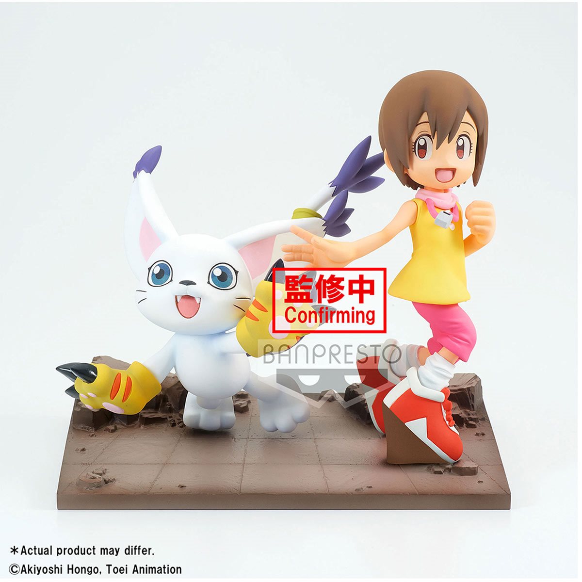 Hikari and Tailmon Adventure Archives Statue