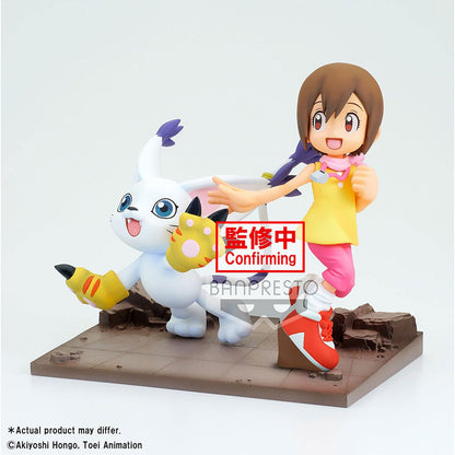 Hikari and Tailmon Adventure Archives Statue