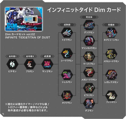 Digimon VB Infinite Tide & Titan of Dust DIM Cards