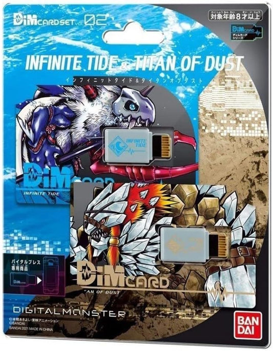 Digimon VB Infinite Tide & Titan of Dust DIM Cards