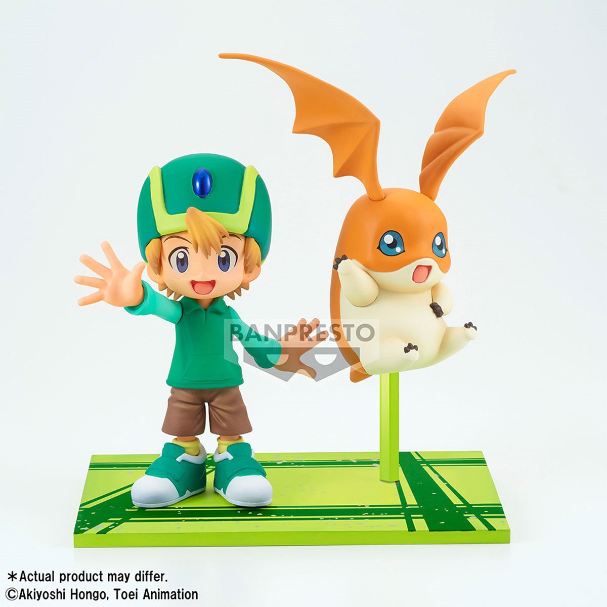 Takeru and Patamon Adventure Archives Statue