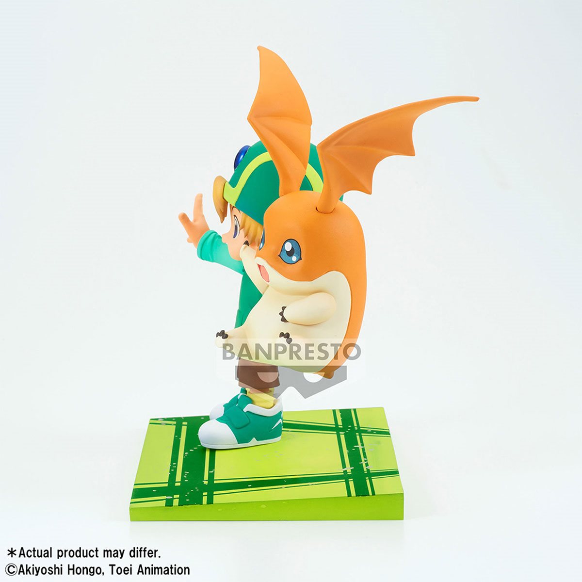 Takeru and Patamon Adventure Archives Statue