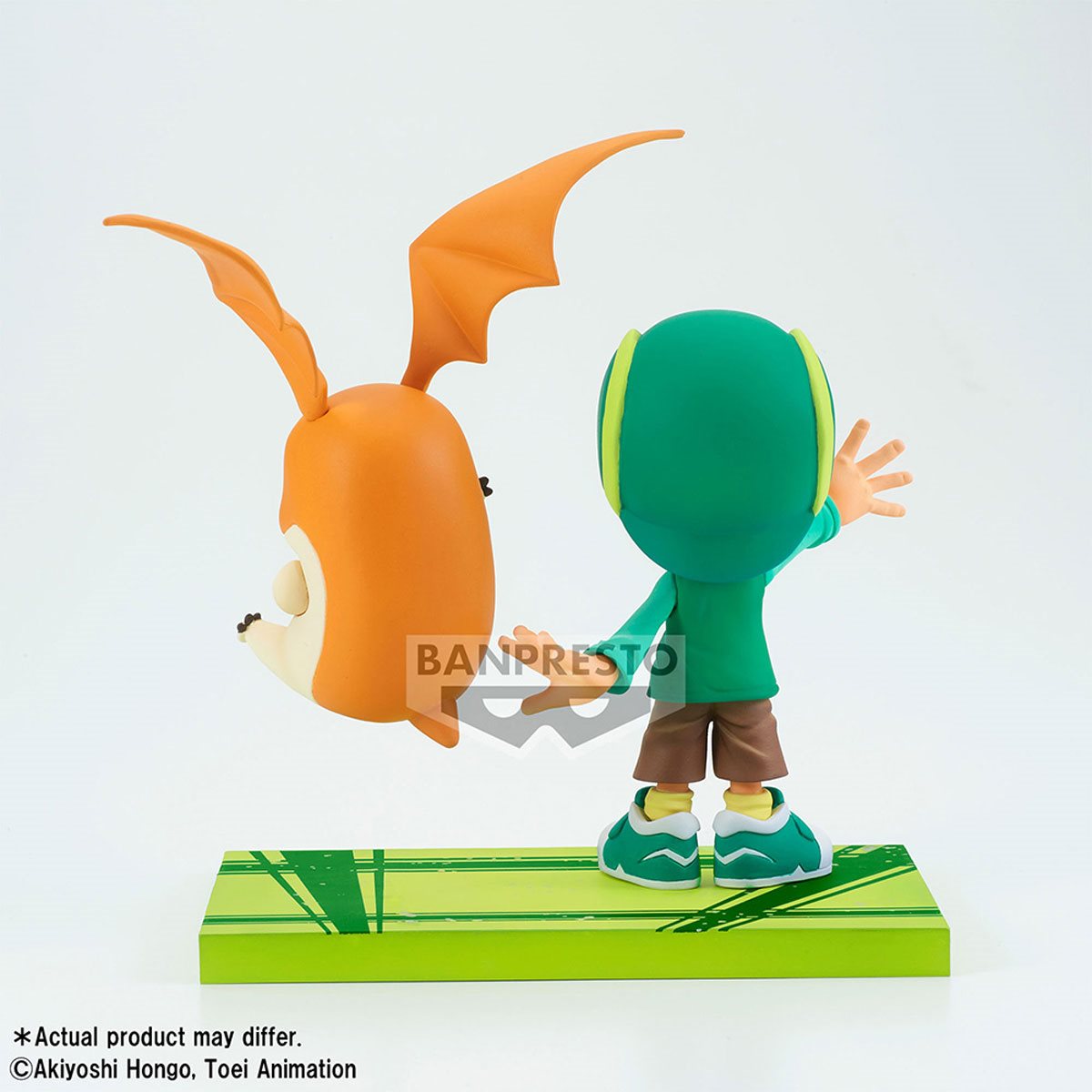 Takeru and Patamon Adventure Archives Statue