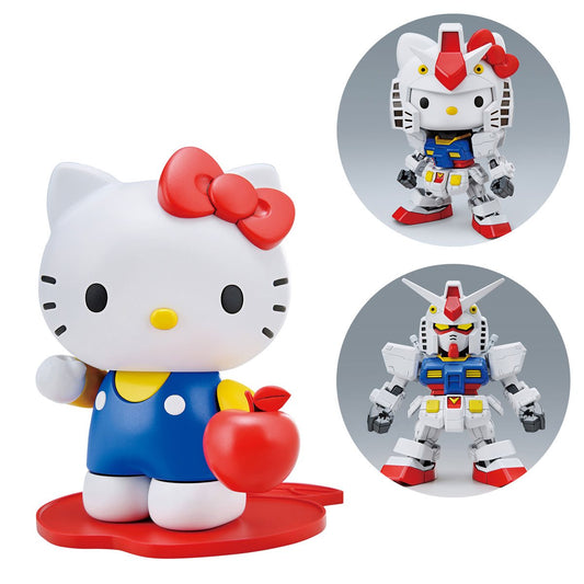 Hello Kitty and RX-78-2 Gundam SD-EX Standard Model Kit