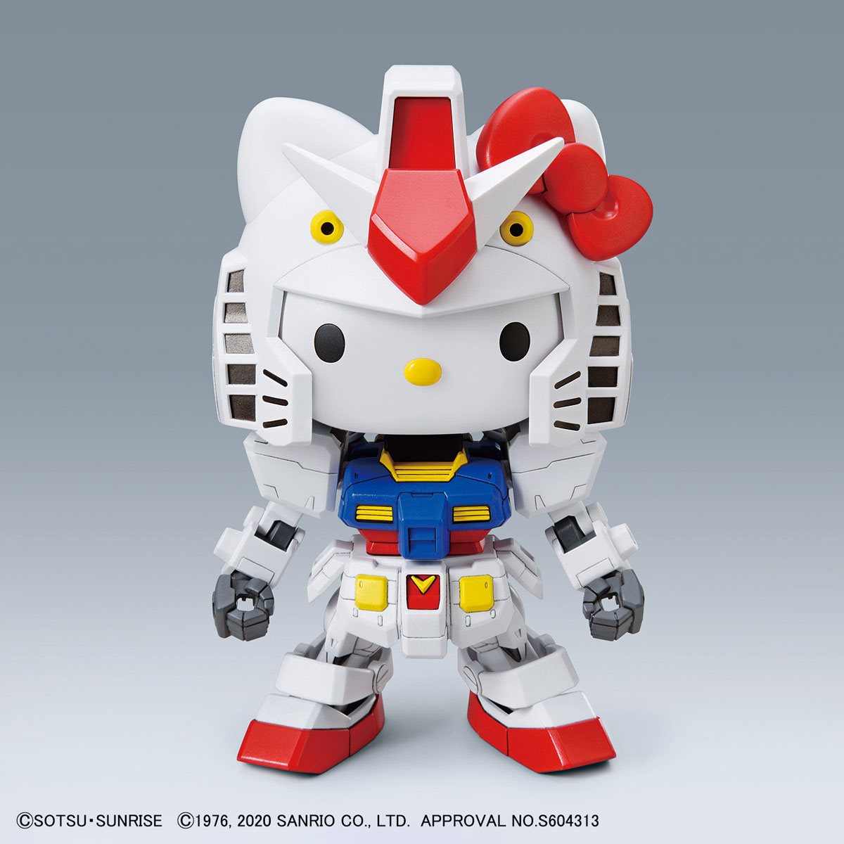 Hello Kitty and RX-78-2 Gundam SD-EX Standard Model Kit