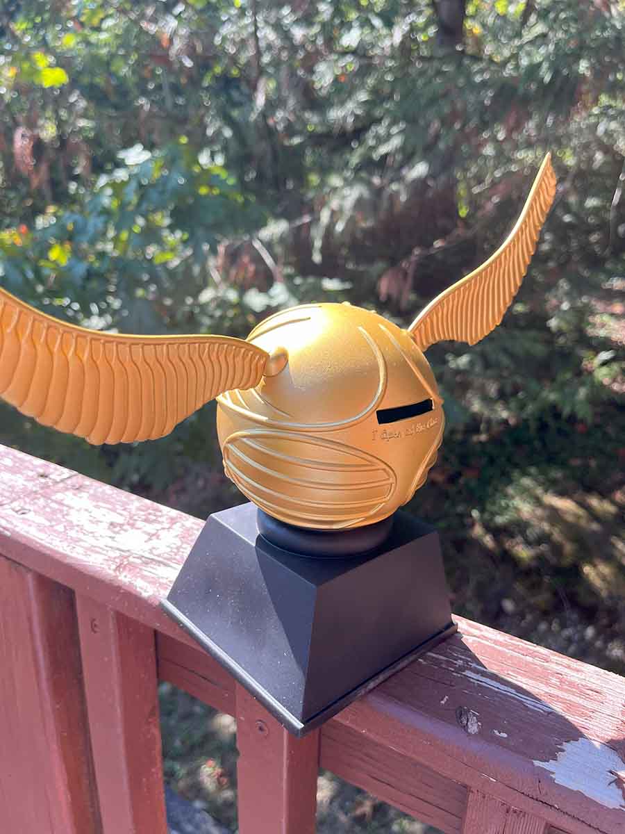 Golden Snitch Coin Bank