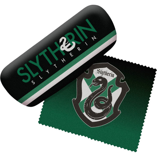 Slytherin Eyeglasses Case with Cleaning Cloth