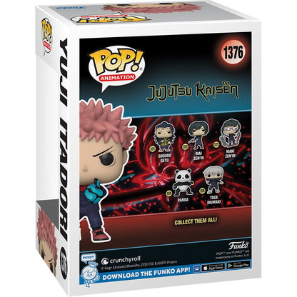 Yuji Itadori using Divergent Fist Funko Pop! (GITD)