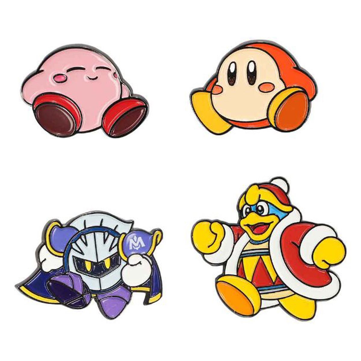 Kirby Character Pin 4-Pack