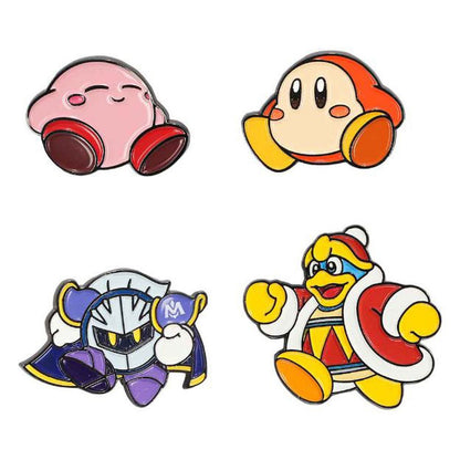 Kirby Character Pin 4-Pack