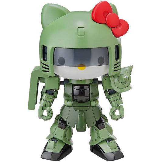 Hello Kitty and Zaku II SD Gundam Silhouette Model kit