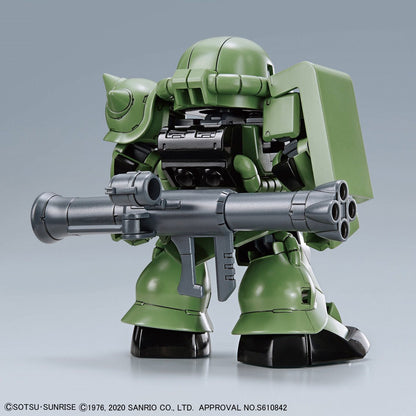 Hello Kitty and Zaku II SD Gundam Silhouette Model kit