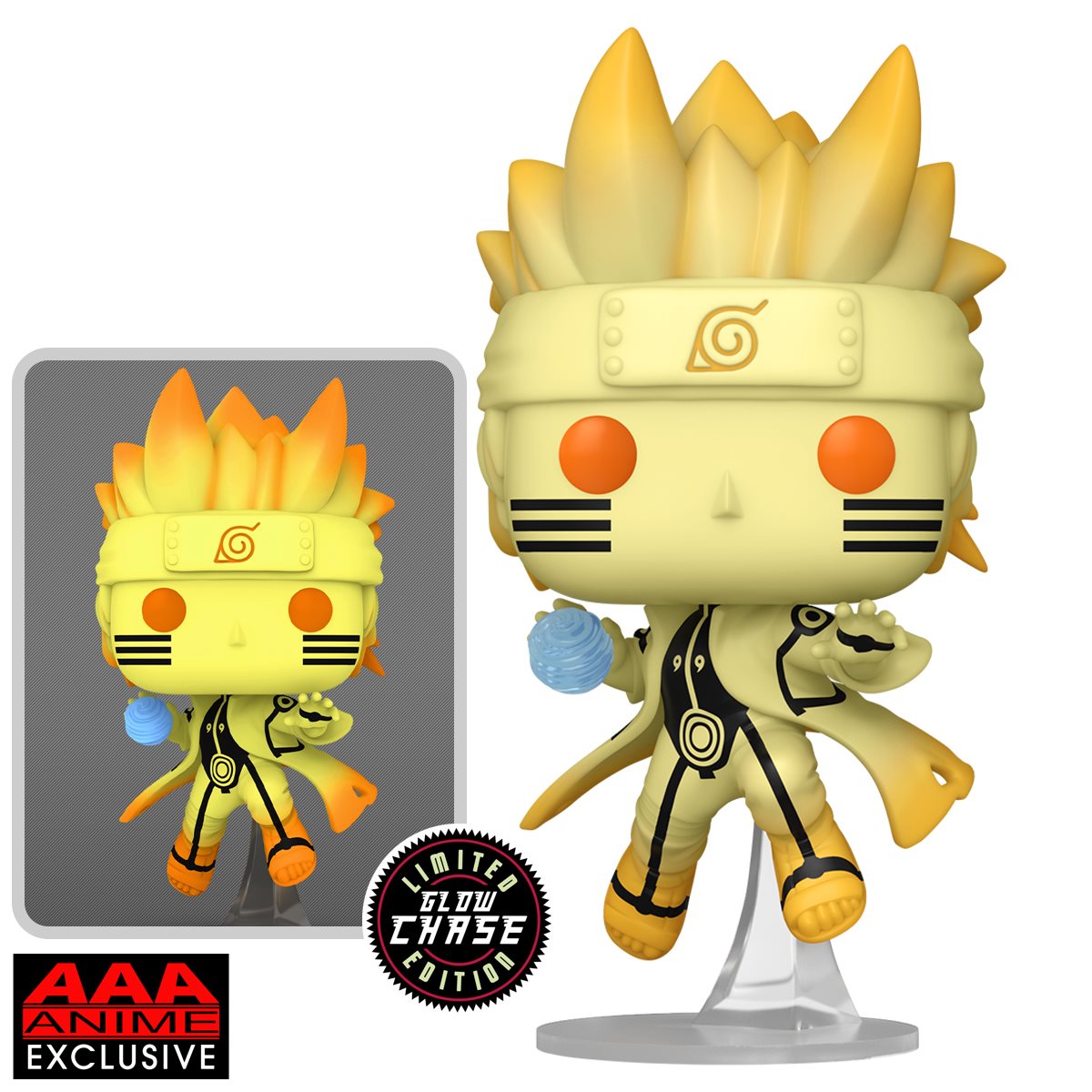 Naruto Uzumaki (Kurama Link Mode) Funko Pop! Chase Edition! (GITD)