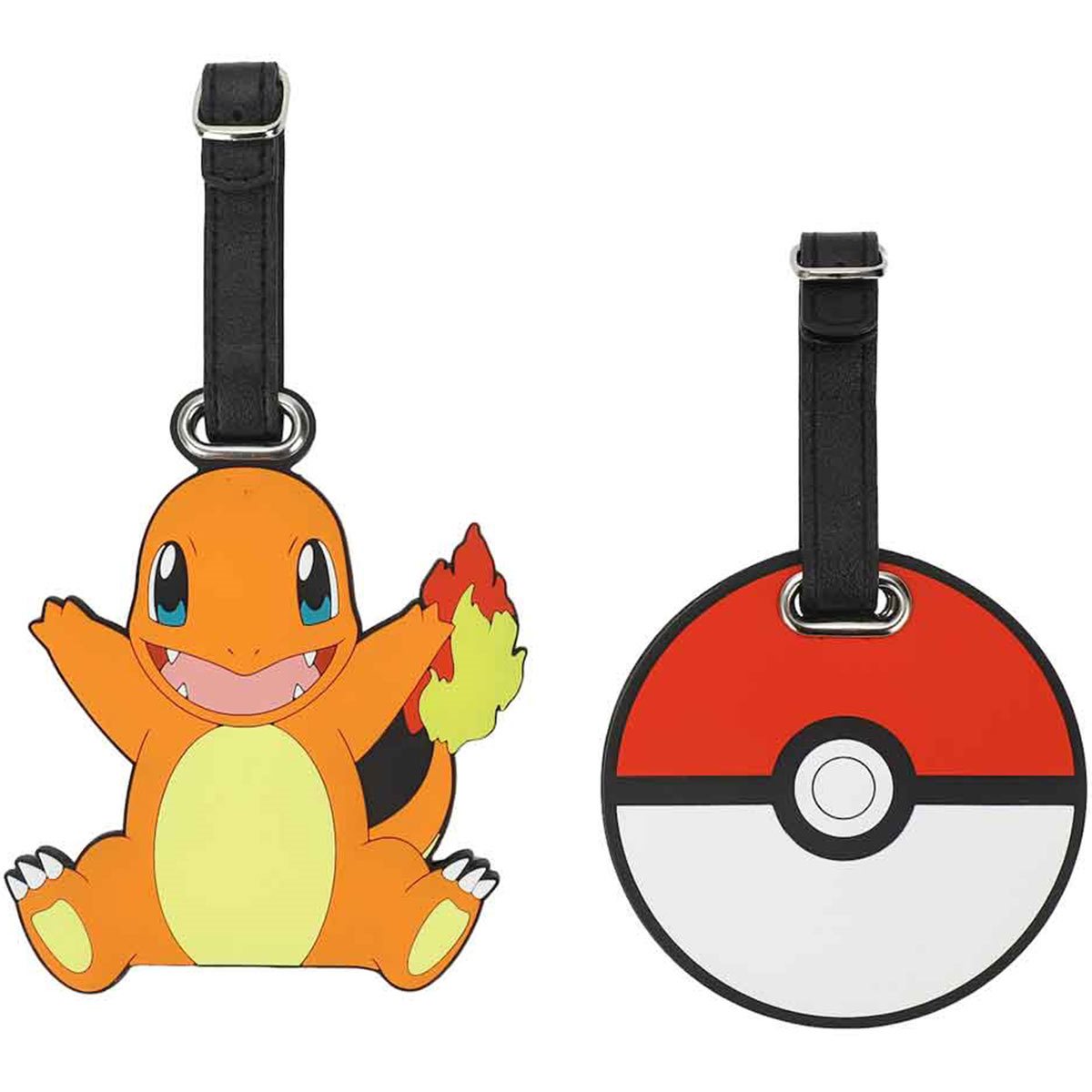 Charmander and Pokeball Luggage Tag Set