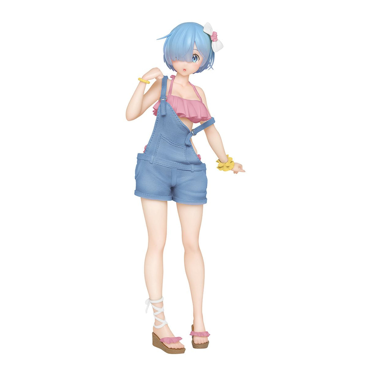 Rem in Salopette Swimwear Statue