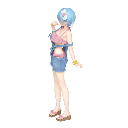 Rem in Salopette Swimwear Statue