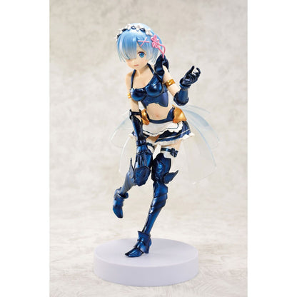 Rem in Blue Maid Armor Statue